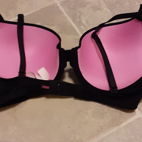 PINK Black, Push Up Bra - Picture 2 of 4